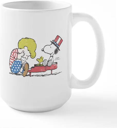Vista 141 de CafePress SNOOPY Joe Cool - Taza de café de cerámica (15.0 fl oz)