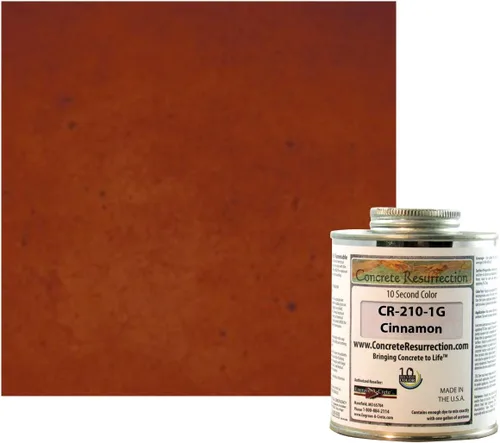 Vista 20 de El tinte para hormigón Ten Second Color (TSC) hace 1 galón de grado profesional y fácil de usar. Tinte de cemento semitransparente. Se seca en Crema
