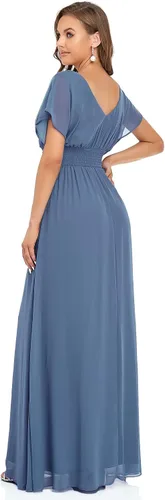Vista 2 de Ever-Pretty Vestidos de noche formales con cuello en V elegantes para mujer 7851