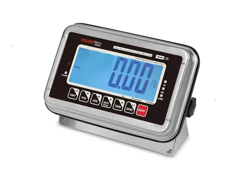 Vista 2 de VisionTechShop TBWS-100 Báscula de banco de acero inoxidable de lavado, Lb/Kg/Oz conmutable, capacidad de 100 libras, legibilidad de 0.02 libras