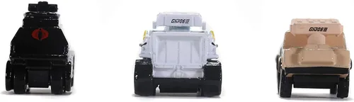 Vista 4 de Jada Toys GI Joe 32083 - Paquete de 3 autos de 1.65 pulgadas, juguetes para niños y adultos (32083)