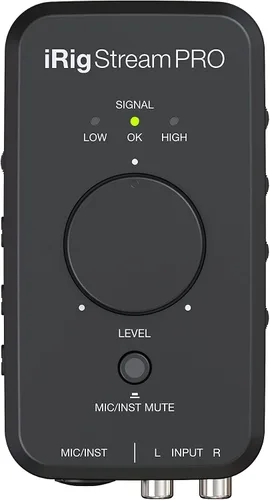 Vista 9 de IK Multimedia iRig Stream interfaz de audio estéreo para iPhone, iPad, Mac, iOS y PC con USB-C, Lightning y USB para grabación de 24 bits, 48 kHz