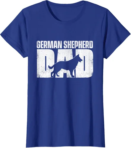 Vista 81 de Camiseta de pastor alemán para el día del padre del dueño de perros caninos, Negro