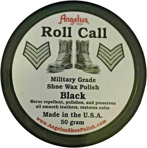 Vista 2 de Angelus Black Shoe Polish - Esmalte de cera en pasta de alto brillo