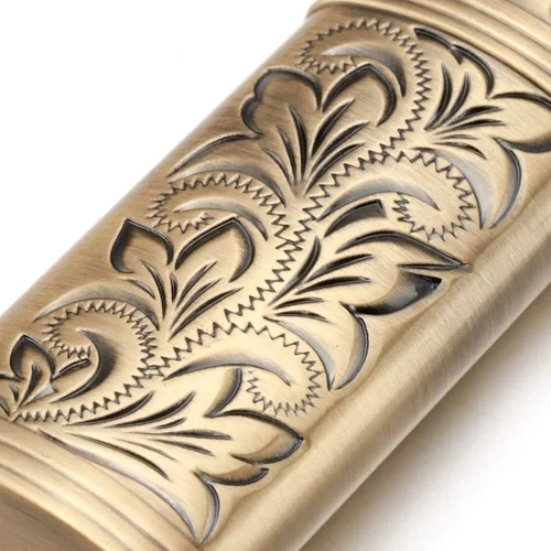 Vista 4 de Ambrogio.L Funda para encendedor Mini BIC J5, bronce + plateado + dorado (3 piezas)