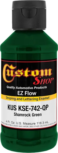 Vista 9 de Custom Shop KSE755-QP - Pintura esmaltada EZ Flow a rayas y letras de oro 23K, 4 onzas