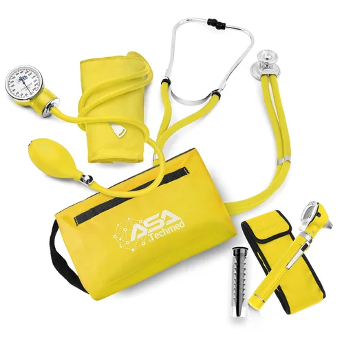 Vista 8 de ASA TECHMED Nurse Essentials - Kit profesional con estuche de viaje de mano Kit de 3 piezas incluye monitor de presión arterial para adultos