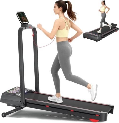 Vista 11 de Walking Pad with Handle Bar and Incline, 3 in 1 Under Desk Treadmill with Hiking Mode, 2.5HP Low Noise Walking Treadmill Pad with Remote
