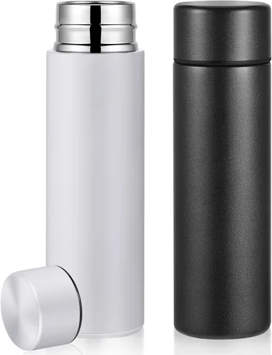 Vista 20 de Irenare Mini botella de agua de 5 onzas, mini botella de acero inoxidable aislada para botella de agua, bonita botella a prueba de fugas, mantiene