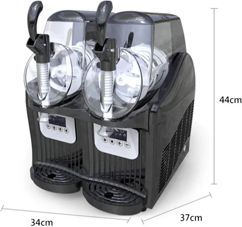 Vista 3 de Máquina comercial de granizado de hielo de 5 l, Máquina para hacer granizados de hielo de 300 W, Máquina portátil para hacer granizados, para fiesta