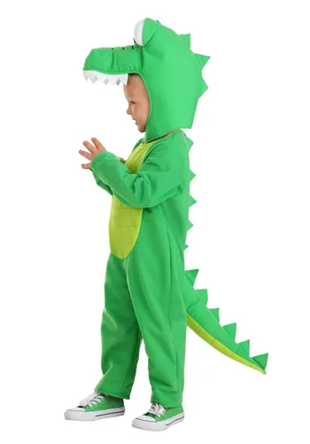 Vista 7 de Disfraz de Cocodrilo Tonto para Niños Pequeños Multicolor