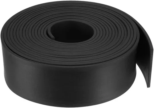 Vista 5 de uxcell Tira de sello de goma rectangular maciza, 0.197 in de ancho, 0.118 in de grosor, 3.3 ft de largo, color negro
