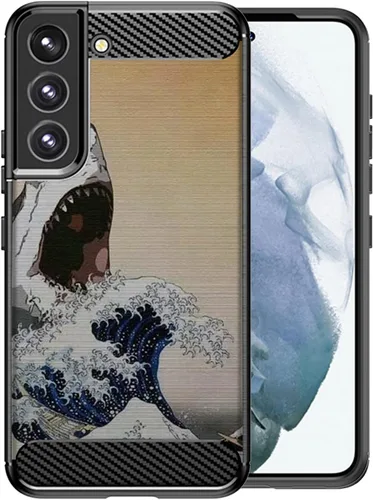 Vista 5 de CasesOnDeck Funda compatible con Samsung Galaxy S23 Plus (pantalla de 6.6") / S23+ funda – suave cubierta flexible de TPU con protección contra