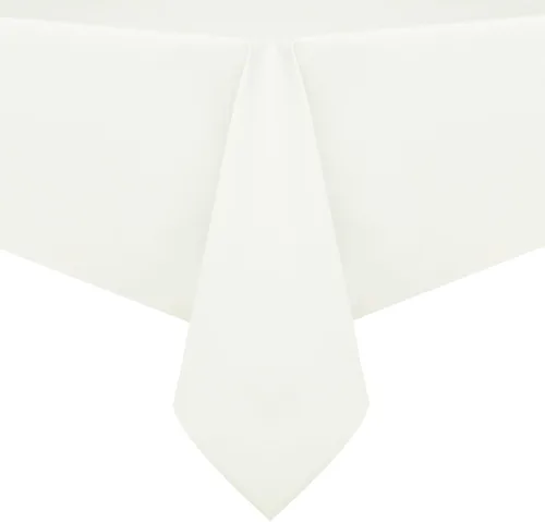 Vista 11 de Romanstile Mantel de PVC 100% impermeable, cuadrado, a prueba de derrames de aceite, resistente a las manchas, manteles de plástico fáciles de Beige