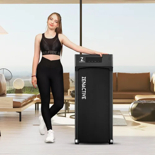 Vista 8 de TOUSAINS Walking Pad Treadmill for Home, Under Desk Treadmill, Portable Compact Walking Pad for Small Spaces, Quiet Electric Treadmill with Remote