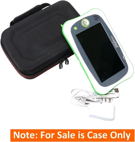 Vista 6 de LTGEM - Funda rígida para tablet Leapfrog LeapPad Ultimate Ready, color negro y gris Bolsa protectora de viaje, bolsa de almacenamiento