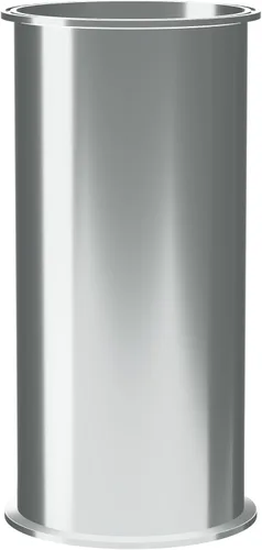 Vista 7 de HFS (R) 1,5 "Sanitaria Tri Clamp Spool 2" Longitud Acero inoxidable 304 Tubería redonda