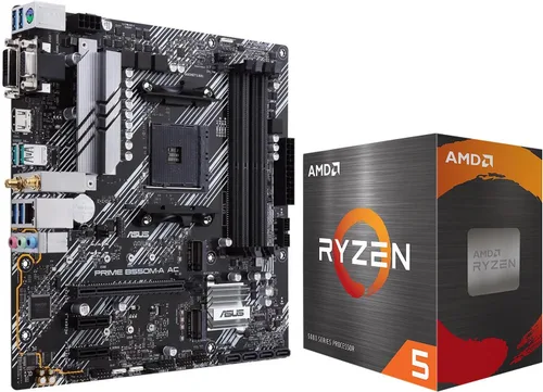 Vista 11 de MICRO CENTER Procesador AMD 5800XT con placa base de CA ASUS Prime B550 AMD Ryzen 7 5800XT+ASUS PRIME B550-PLUS AC-HES