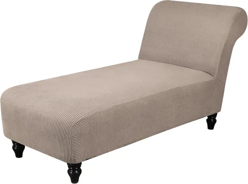 Vista 18 de Funda elástica para tumbona, funda para silla sin brazos para sala de estar y dormitorio, tela jacquard suave, lavable a máquina para protector
