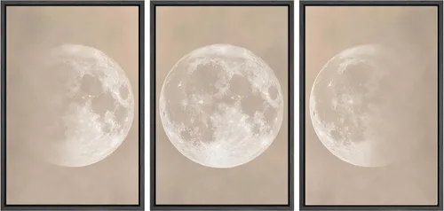 Vista 85 de SIGNWIN Lienzo enmarcado para pared, juego de arte dramático de cielo tormentoso, ilustraciones de paisaje nuboso Moody, arte moderno decorativo