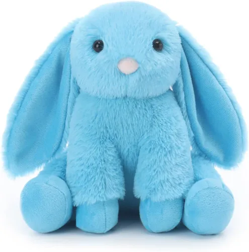 Vista 17 de Apricot Lamb Peluche de conejo crema para niños, juguetes de peluche suaves y lindos para bebés niñas y niños, 6 pulgadas