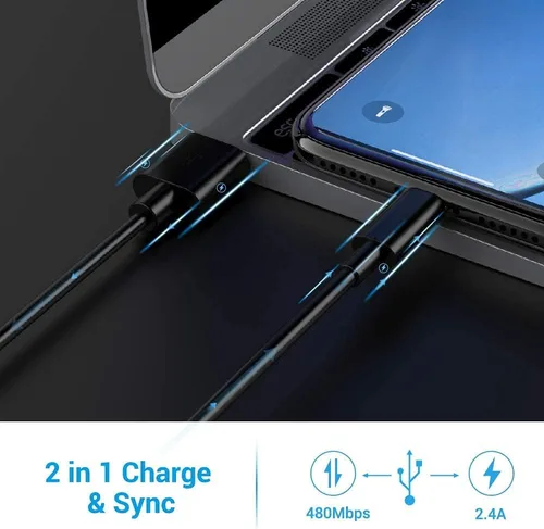 Vista 4 de Cable Lightning con certificación MFi, cargador para iPhone, paquete de 3 cables de carga Lightning a USB A de 3 pies compatible con iPhone 14, 13