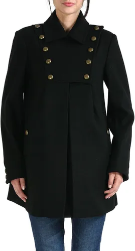 Vista 5 de Momo Maternity Outerwear Women Stella Wool Pea Coat Pregnancy Winter Jacket Small