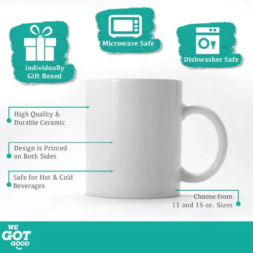 Vista 3 de We Got Good Taza de café con texto en inglés "Dont You Dare Settle for Fine Mug Roy Kent
