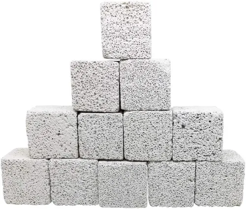 Vista 9 de Shelltech Repisa de piedra pómez de lava para pájaros, chinchillas, repisa de escalada, repisa de diente, pico de molienda, soporte de perca