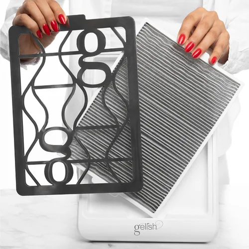 Vista 4 de Gelish Vortex Dust Collector - Nail Dust Collector, Nail Tech Essential, Portable, Powerful, Efficient, and Rechargeable System for Salon & Home Use