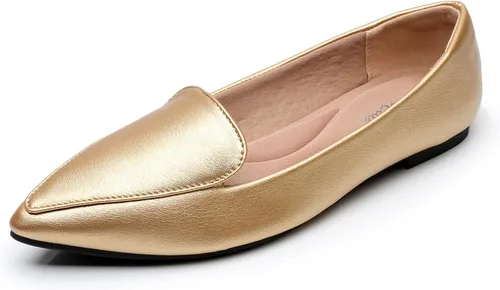 Vista 17 de VenusCelia Zapatos planos Funkier para mujer Poliuretano negro