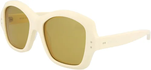 Vista 2 de Gafas de sol Gucci GG-0624-S 002 Marfil - Lentes amarillas