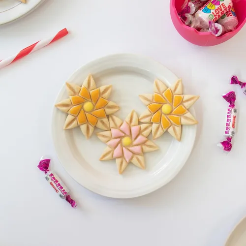 Vista 4 de Origami Star (8 lados, estilo 1) cortador de galletas, 1 pieza - Bakerlogy