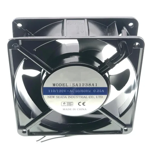 Vista 5 de para SA1238A1 SEADA 110/120V 4.724 in Ventilador axial - 0.25A 50/60HZ 12038 Ventilador de enfriamiento de 2 hilos, ventilador de enfriamiento