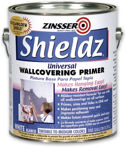 Vista 2 de 1 galón Zinsser 02501 White Zinsser, sellador universal para revestimiento de pared Shieldz