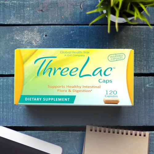 Vista 6 de Global Health Trax GHT - Cápsulas probióticas ThreeLac, 120 unidades, apoyo digestivo integral para hombres, mujeres y niños, sistema inmunológico
