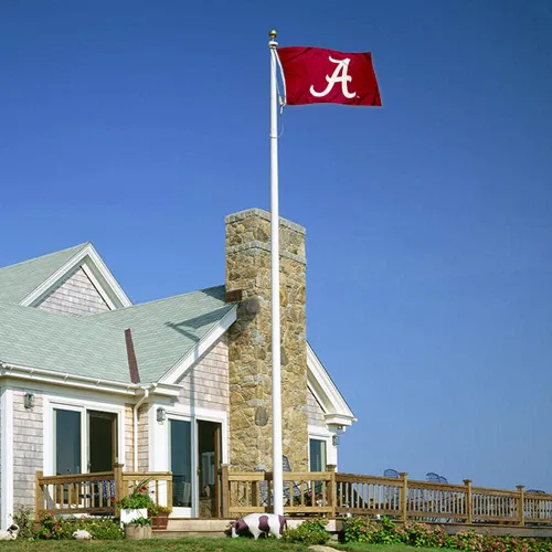 Vista 6 de College Flags & Banners Co. Bandera de la universidad grande de la Universidad de Bama de Alabama Crimson Tide
