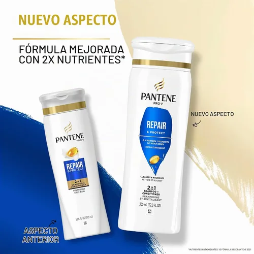 Vista 4 de Champú y acondicionador 2 en 1 Repair & Protect