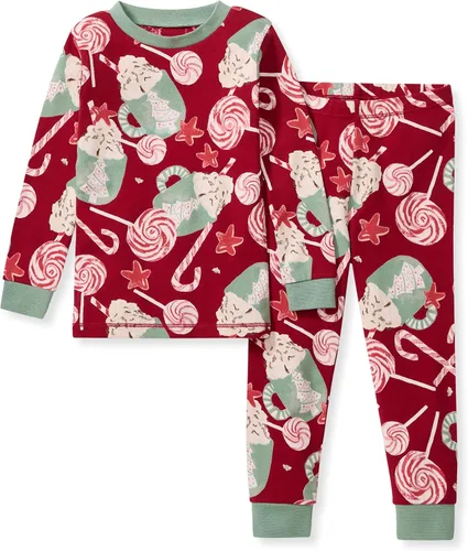 Vista 9 de Burt's Bees Baby Conjunto de pijama para bebé niña Amigos árticos