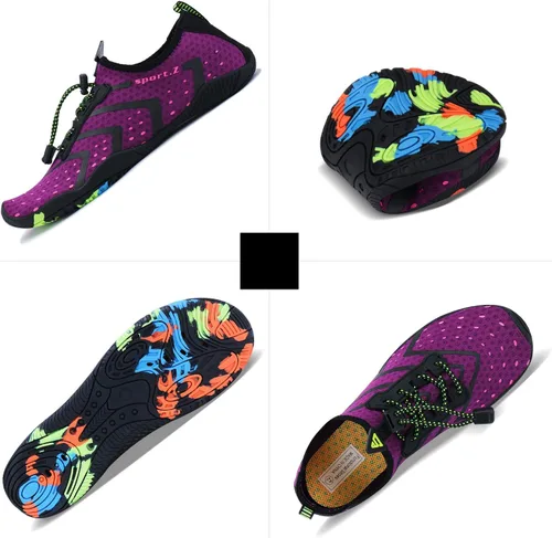 Vista 2 de Mens Womens Water Shoes Aqua Shoes Swim Shoes Beach Sports Quick Dry Barefoot for Boating Fishing Diving Surfing
