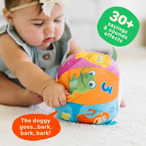 Vista 2 de Move2Play, Pelota de Bebé Divertidísima e Interactiva con Música y Efectos de Sonido Regalo de Primer Cumpleaños Juguete para Niños Pequeños