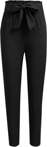 Vista 5 de Freeprance Pantalones de mujer Pantalones casuales Bolsa de papel Pantalones Cintura elástica Bolsillos delgados