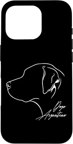 Vista 20 de Funny Proud Dogo Argentino Profile Dog Mom Dog Dog Case para iPhone 17