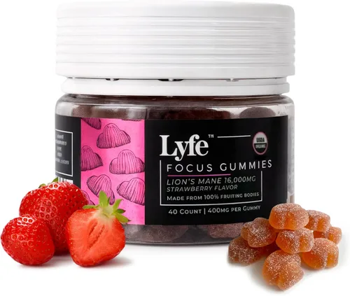 Vista 9 de LYFE Gomitas funcionales de durazno: energía y resistencia