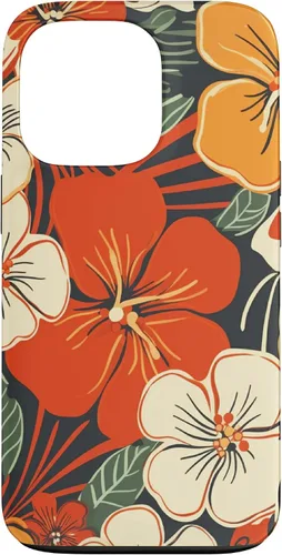 Vista 10 de Puakenikeni Flower Watercolor Floral Pattern Case for iPhone 17