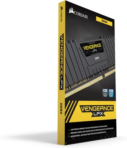 Vista 4 de Corsair Vengeance LPX 16GB (2x8GB) DDR4 3600 (PC4-28800) C16 1.35V AMD e Intel memoria de escritorio optimizada - Negro
