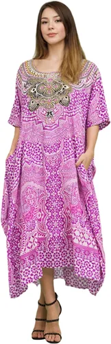 Vista 10 de Miss Lavish London - Kaftán largo para mujer - Kaftán de playa africano y kaftan moderno para fiesta y bodas 109-azul