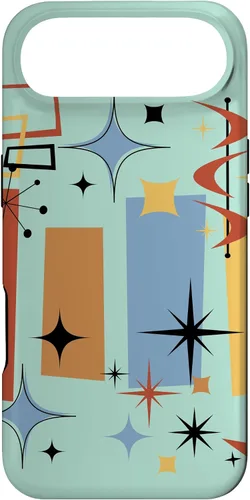 Vista 27 de Retro Mid Century Modern MCM Vibe Aesthetic Kitsch Art Case for iPhone 17