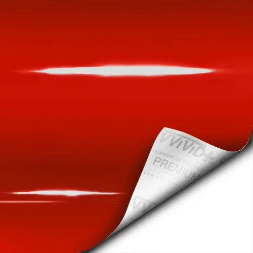 Vista 6 de VViViD+ Vinilo Rojo Racing Ultra Brillante para Envolver Autos Rollo de Película de Reemplazo de Pintura Premium con Tecnología de Liberación