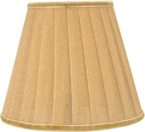 Vista 18 de Aspen Creative 30008 Lámpara de araña con forma de campana pequeña, color beige, parte superior de 3 pulgadas x 6 pulgadas inferior x 5 pulgadas